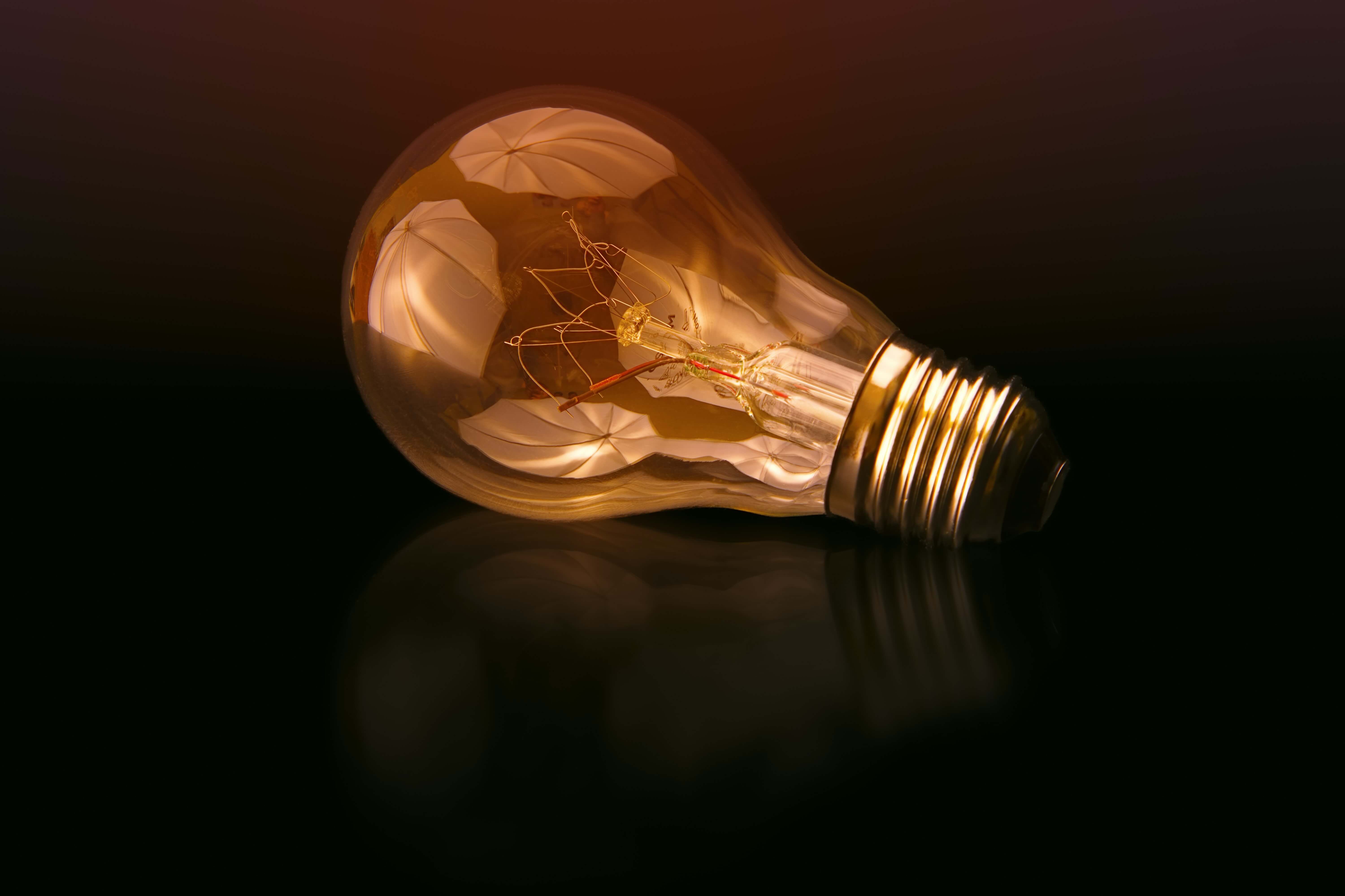 Light bulb which will enlighten the dark